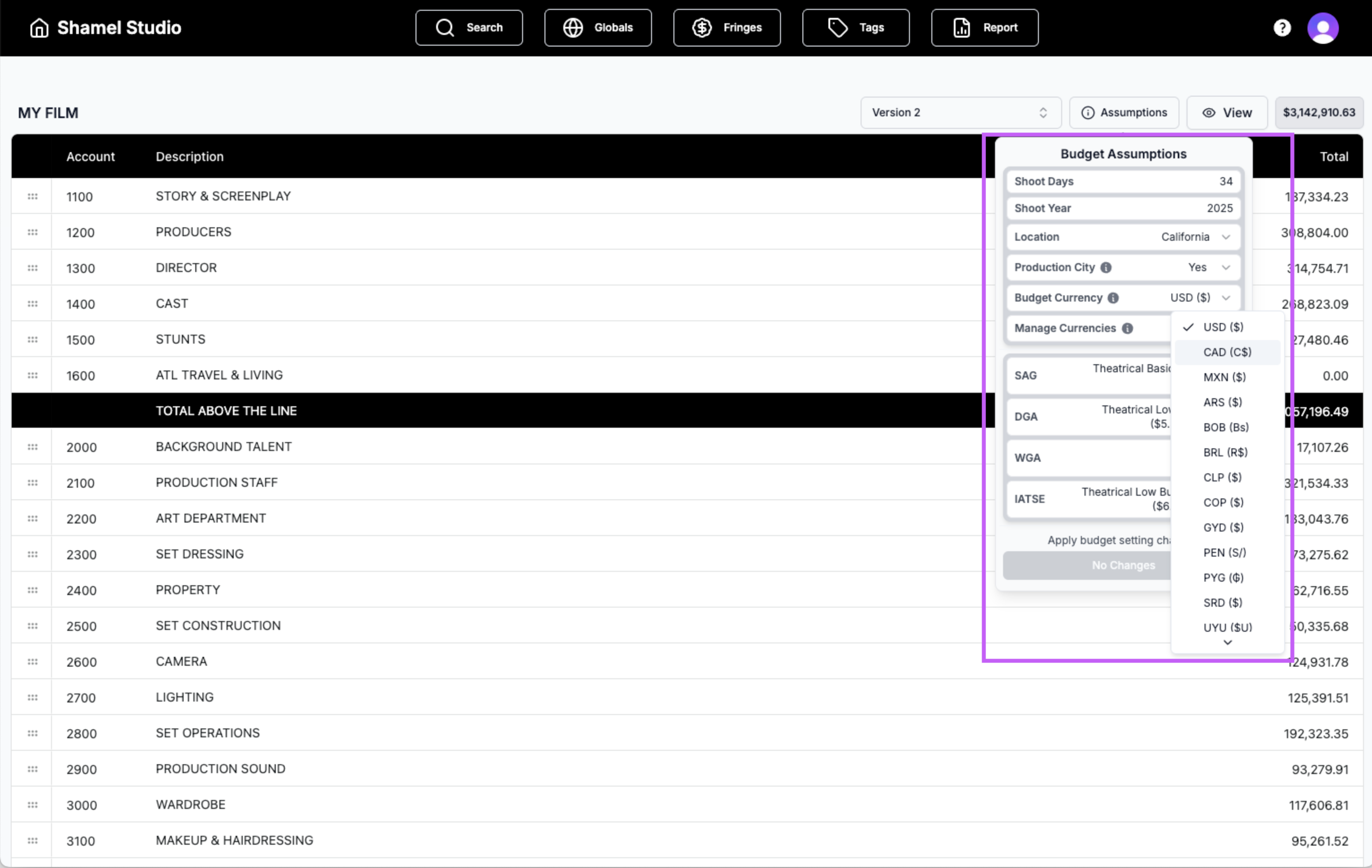 Multiple Currencies demo