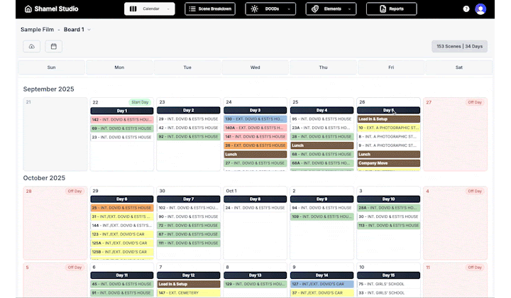 Drag & Drop Days on Calendar demo